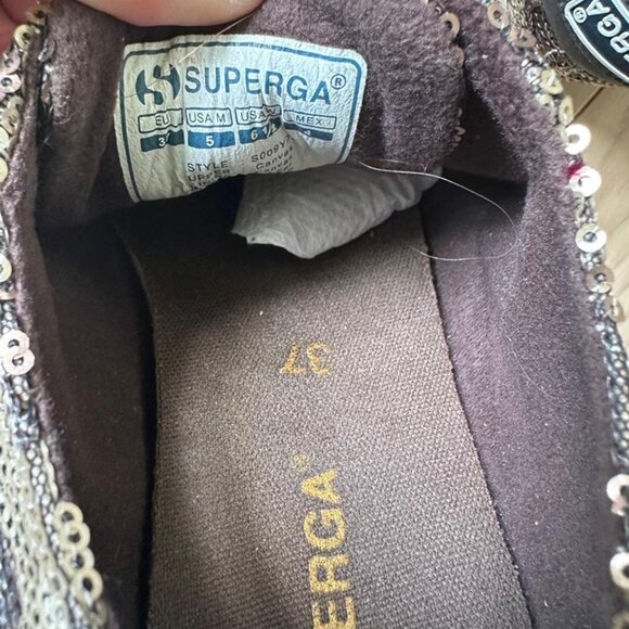 Superga Sequin Camo Sneakers – Size 6.5 / EU 37 - Picture 7 of 8
